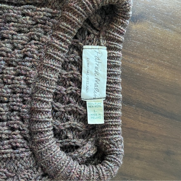 Chunky Knit Crewneck Sweater - Brown - Picture 11 of 13